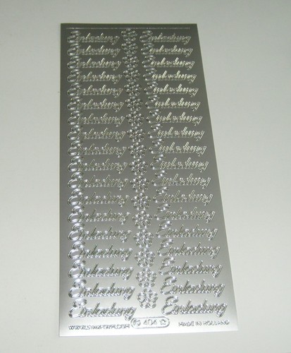 Sticker silber einladung - 1,