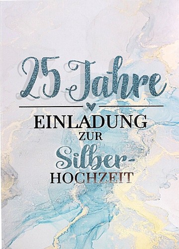 Silberhochzeit einladung - silberhochzeit,