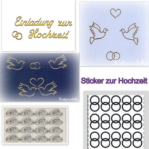 Sticker einladung zur hochzeit - einladung,
