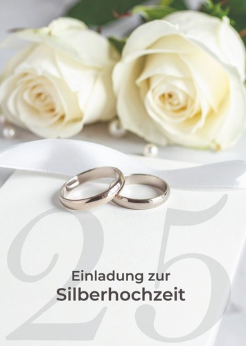 Einladung silberhochzeit - einladung,