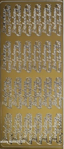 Stickerbogen herzlichen - stickerbogen, "herzlichen